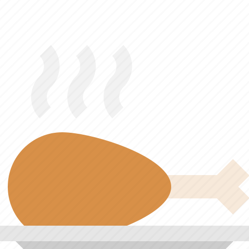 Chicken, drumstick, fried, turkey icon - Download on Iconfinder