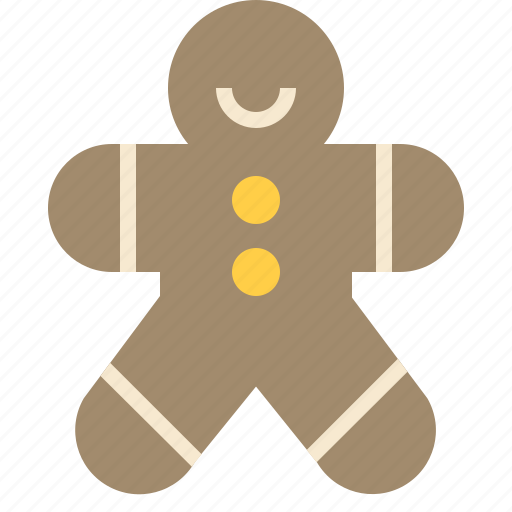 Bread, cookie, gingerbread, man icon - Download on Iconfinder