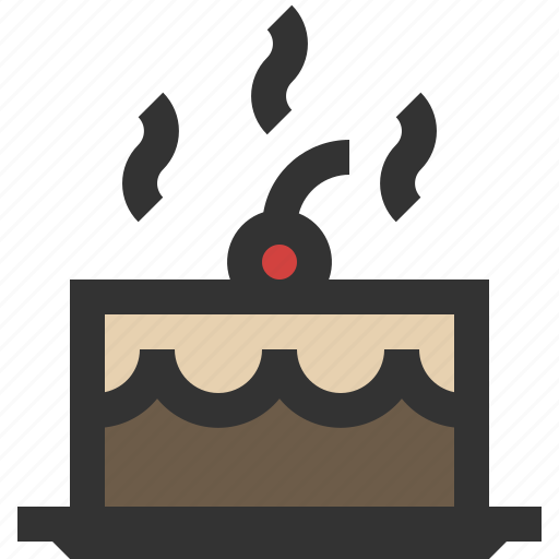 Blackforest, cake, chocolate, taart icon - Download on Iconfinder