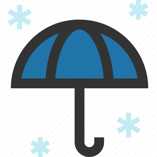 Open, umbrella, unfurled, winter icon - Download on Iconfinder