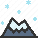 landscape, mount, mountain, winter