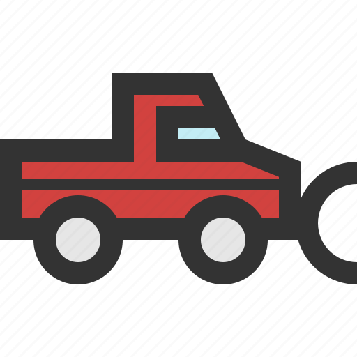 Car, plow, snow, truck icon - Download on Iconfinder