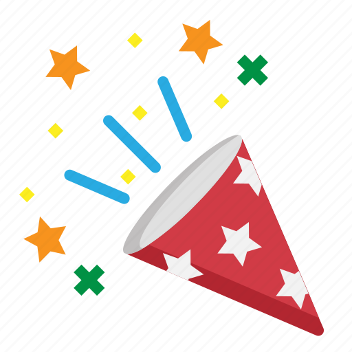 Birthday, celebration, confetti, decoration, party icon - Download on Iconfinder