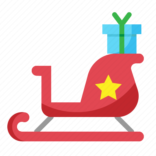 Christmas, sled, sleigh, snow, winter icon - Download on Iconfinder