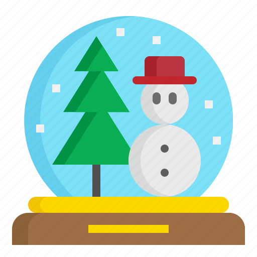 Christmas, globe, holiday, snow icon - Download on Iconfinder
