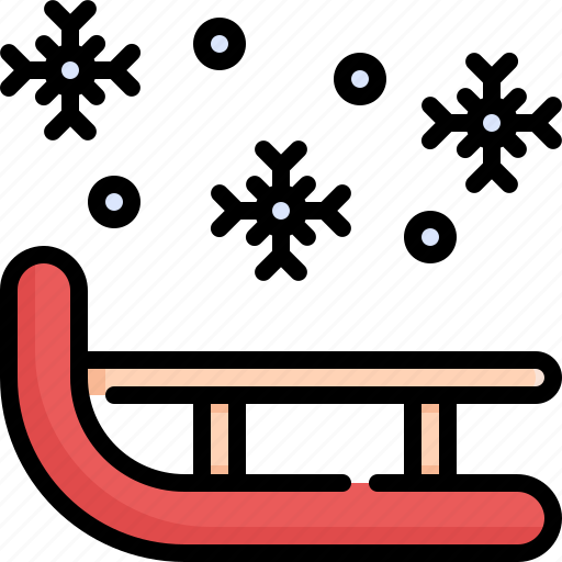 Christmas, cold, sleigh, snow, snowflake, winter, xmas icon - Download on Iconfinder