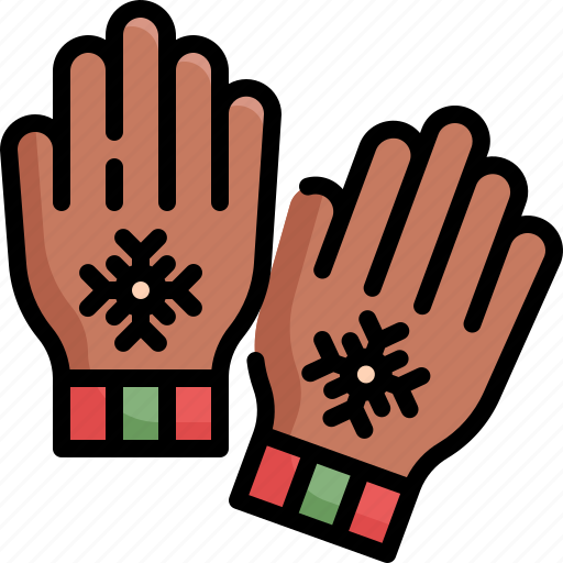 Christmas, gloves, santa, snow, winter, xmas icon - Download on Iconfinder
