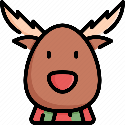 Animal, animals, christmas, deer, reindeer, santa, xmas icon - Download on Iconfinder
