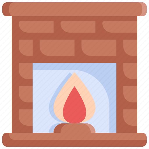 Building, burn, fire, fireplace, furniture, home, house icon - Download on Iconfinder