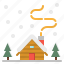 buildings, home, house, snow, winter 