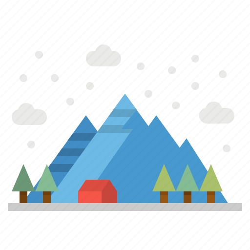 Landscape, mountain, mountains, snow, winter icon - Download on Iconfinder