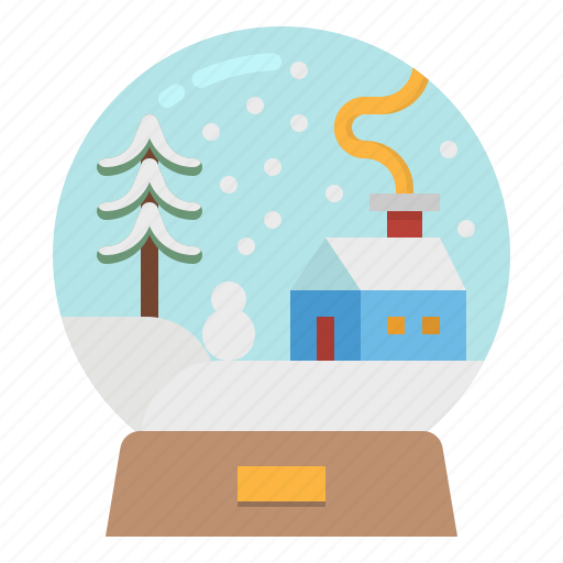 Decoration, snow, snowglobe, snowman, tree icon - Download on Iconfinder