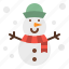 cold, holidays, snow, snowman, winter 
