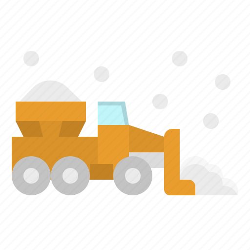 Automobile, car, snowing, snowplow, winter icon - Download on Iconfinder