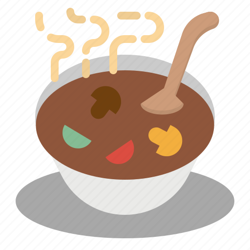 Bowl, food, hot, kitchenware, soup icon - Download on Iconfinder