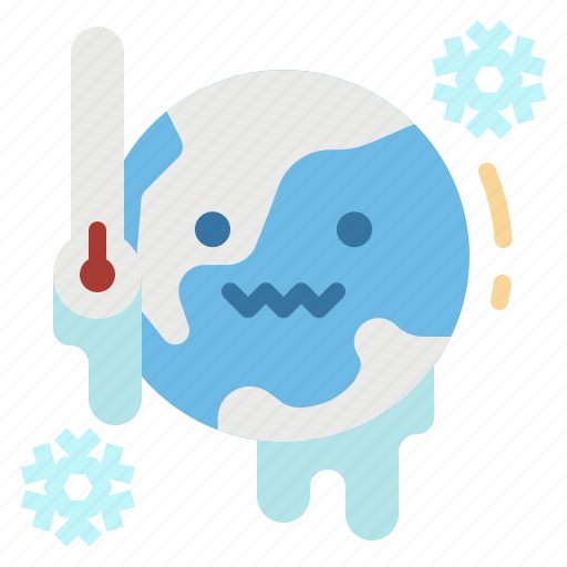 Cold, earth, globe, thermometer, winter icon - Download on Iconfinder