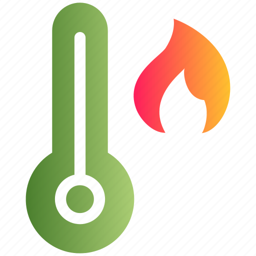 Flame, heat, hot, temperature, thermometer icon - Download on Iconfinder
