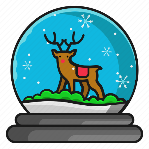 Christmas, deer, snow, winter icon - Download on Iconfinder