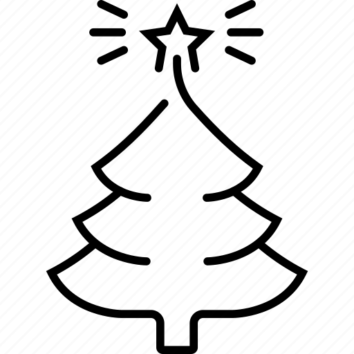 Christmas, decoration, fur-tree, star, tree icon - Download on Iconfinder