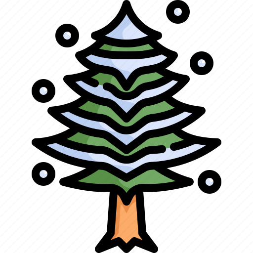Nature, christmas, winter, holiday, snow, tree, pine icon - Download on Iconfinder