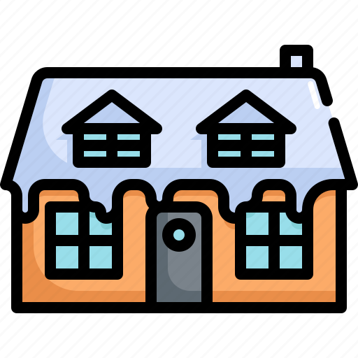 Snow, house, winter, home, building icon - Download on Iconfinder