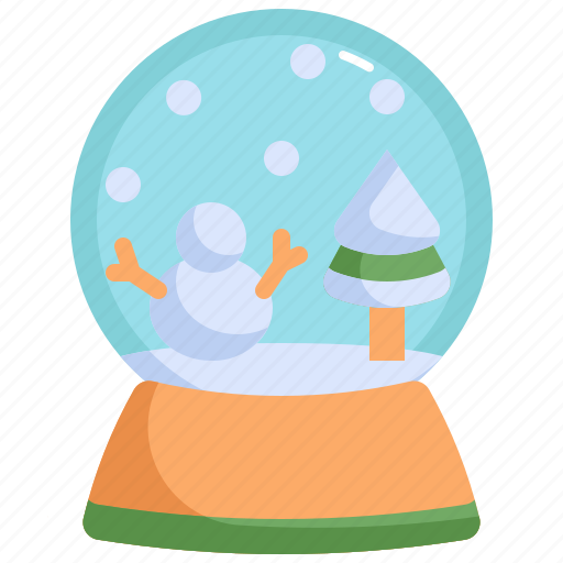 Christmas, globe, crystal, ball, snow, winter icon - Download on Iconfinder