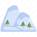 environment, mountain, snow, winter, nature, landscape