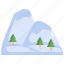 environment, mountain, snow, winter, nature, landscape 