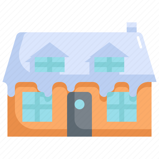Real, snow, winter, house, building, home icon - Download on Iconfinder