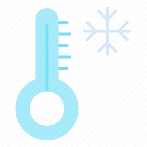 Thermometer, freezing, snow, flake, cold, weather icon - Download on Iconfinder
