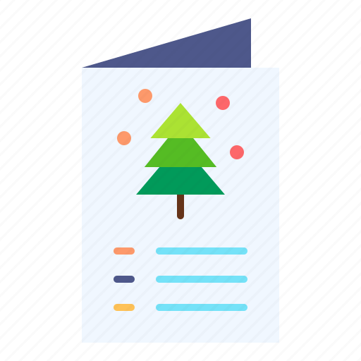 Invitation, greeting, card, christmas, tree icon - Download on Iconfinder