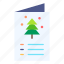 invitation, greeting, card, christmas, tree 