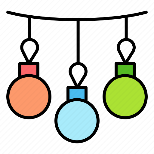 Lights, decoration, ornament, bulbs, adornament icon - Download on Iconfinder