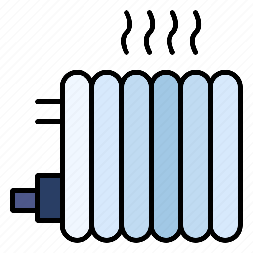 Heater, electronics, household, radiator, heating icon - Download on Iconfinder