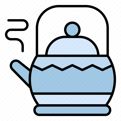 Kettle, tea, teapot, hot, kitchen icon - Download on Iconfinder