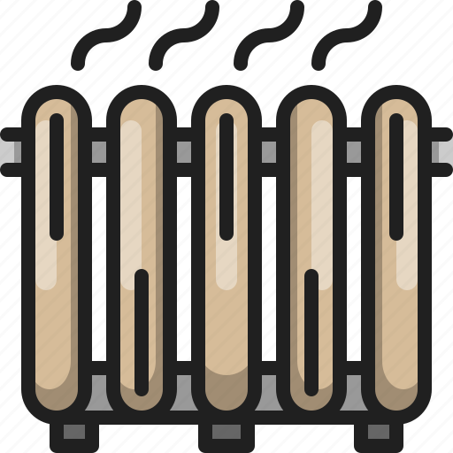 Heater, convector, warm, hot, winter, home, radiator icon - Download on Iconfinder