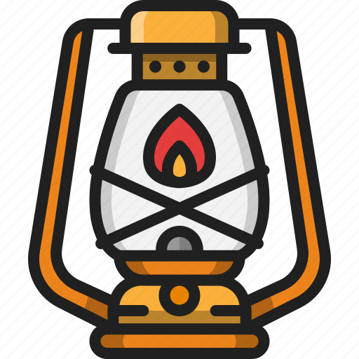 Lantern, camping, light, fire, lamp, oil, outdoor icon - Download on Iconfinder