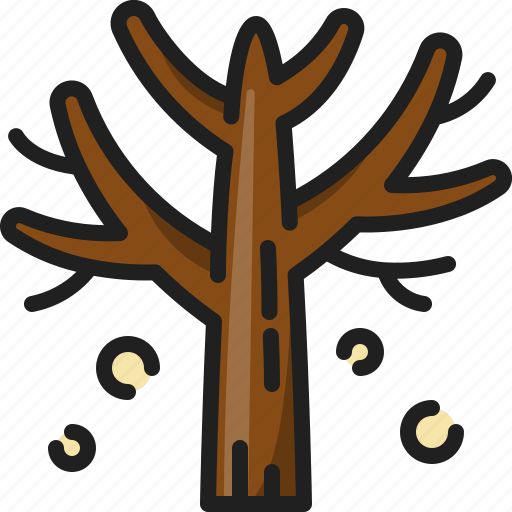 Tree, nature, dead, dry, leafless, winter, wood icon - Download on Iconfinder