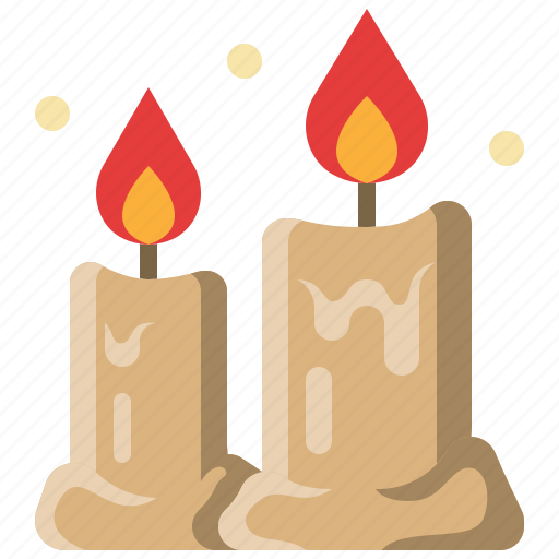 Candle, light, fire, wax, decoration, flame, ambience icon - Download on Iconfinder