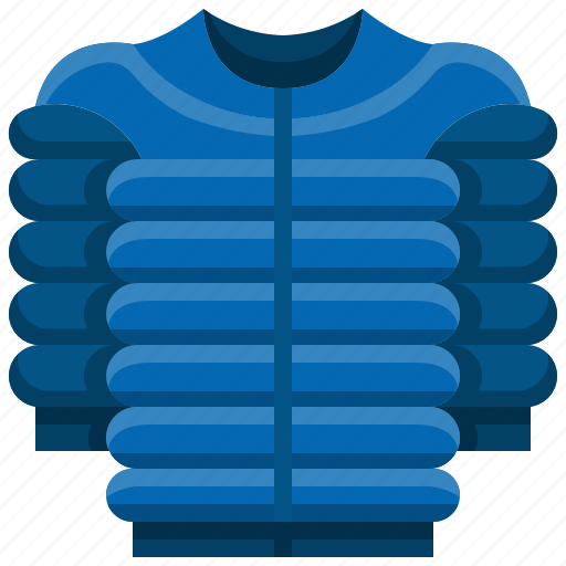 Jacket, clothes, garment, warm, winter, padding, puffer icon - Download on Iconfinder
