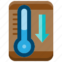 thermometer, low, temperature, tool, cold, decrease, winter