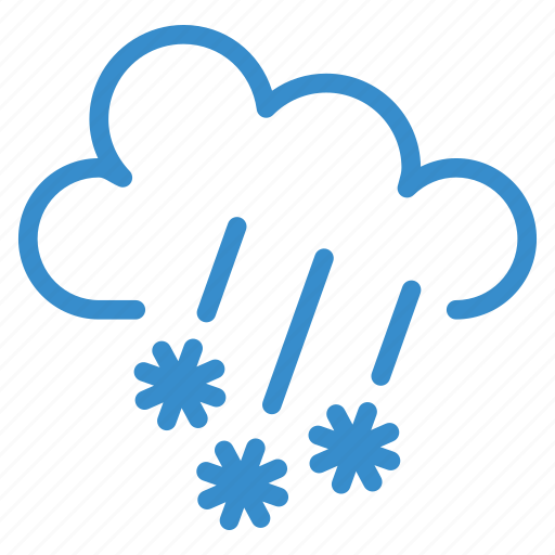 Freezing, rain, climate, moderate, snow, winter icon - Download on Iconfinder