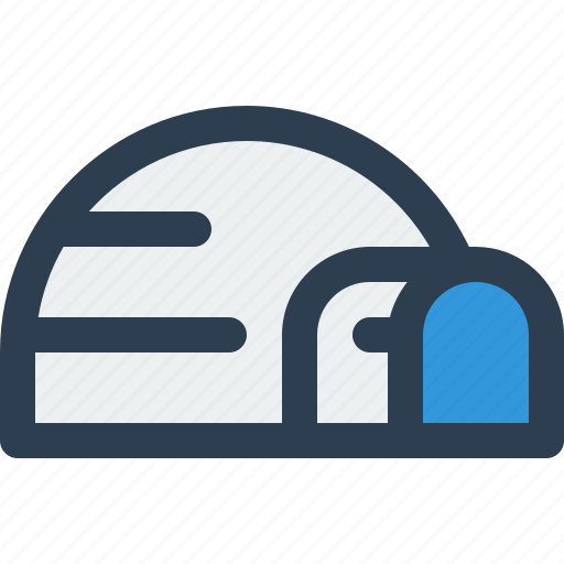 Igloo, icehouse, arctic, antarctic, winter icon - Download on Iconfinder