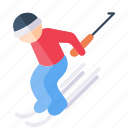 athletics, ski, skier, skiing, sport, winter