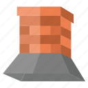 chimney, fireplace, home, house