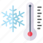 cold, low, snowflake, temperature, termometer, weather, winter 