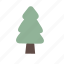 tree, pine, wood, christmas, winter 
