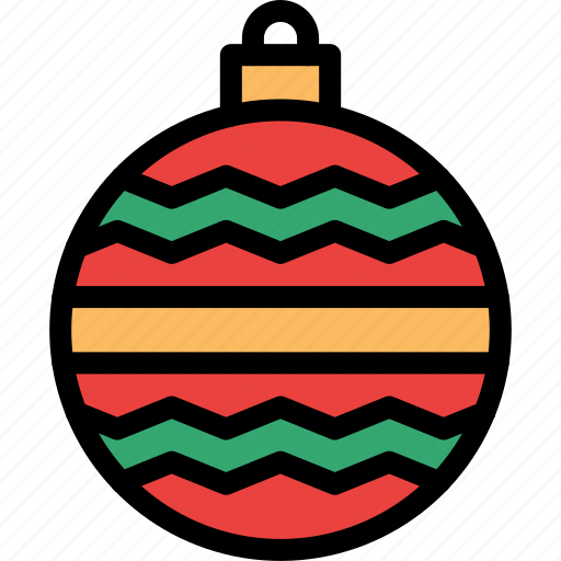 Bauble, decoration, christmas ball, ornament, celebration icon - Download on Iconfinder