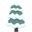 tree, christmas, decoration, forest, xmas, winter, snow