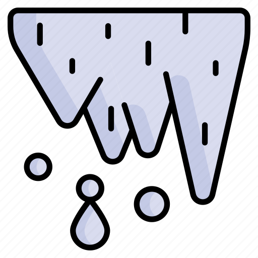 Icicle, winter, snow, water, christmas, weather, nature icon - Download on Iconfinder